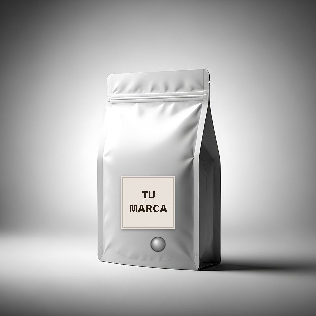 Packaging blanco TU MARCA