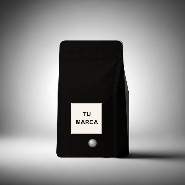 Packaging negro TU MARCA